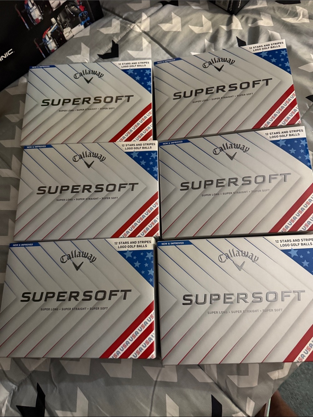 Golf balls (Callaway Supersoft)72 Golf balls 6 boxes